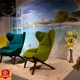 Thiết kế nội thất ghế phòng chờ P22 Hồ sơ thời trang đơn giản Ghế tối giản Bắc Âu Ghế đơn FRP - Đồ nội thất thiết kế ghế gỗ Đồ nội thất thiết kế