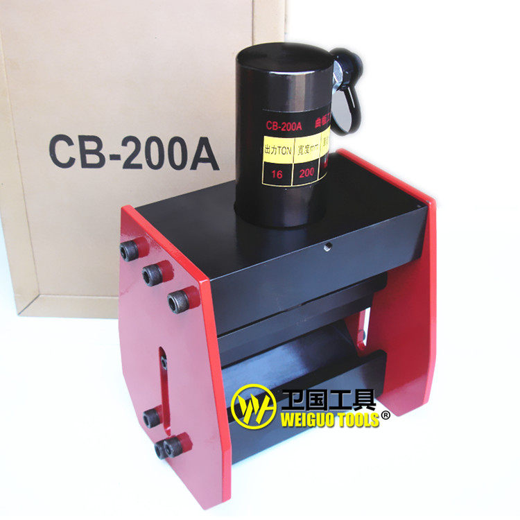 WEIGUO bending machine Copper row bending tools Hydraulic bending machine CB-200A simmer bending machine 200 width
