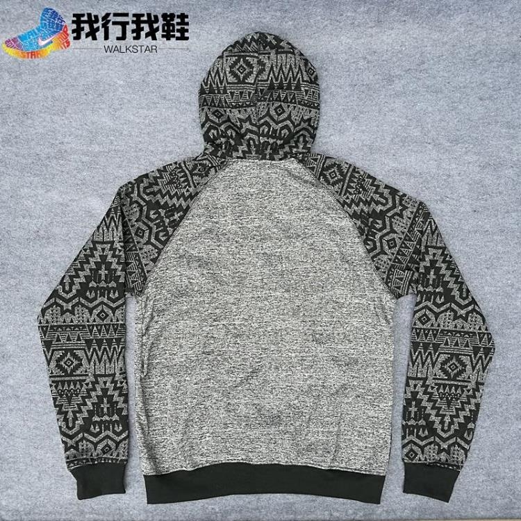 [正品Southpole灰黑黑白哥特式条纹男子保暖运动卫衣帽衫]