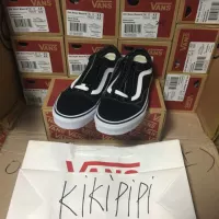 Vans Old Skool Giày cổ điển màu đen và trắng Oreo Đôi thông thường VN000D3HY28 giày thể thao nữ trắng