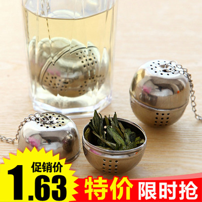 Stainless steel seasoning ball Kitchen supplies Soup bag Spices and stews Filter ball Spices and stews Tea balls and stews Taste treasure