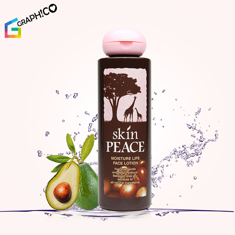 日本 Graphico skin PEACE保湿化妆水爽肤水食物成分无添加 124ml