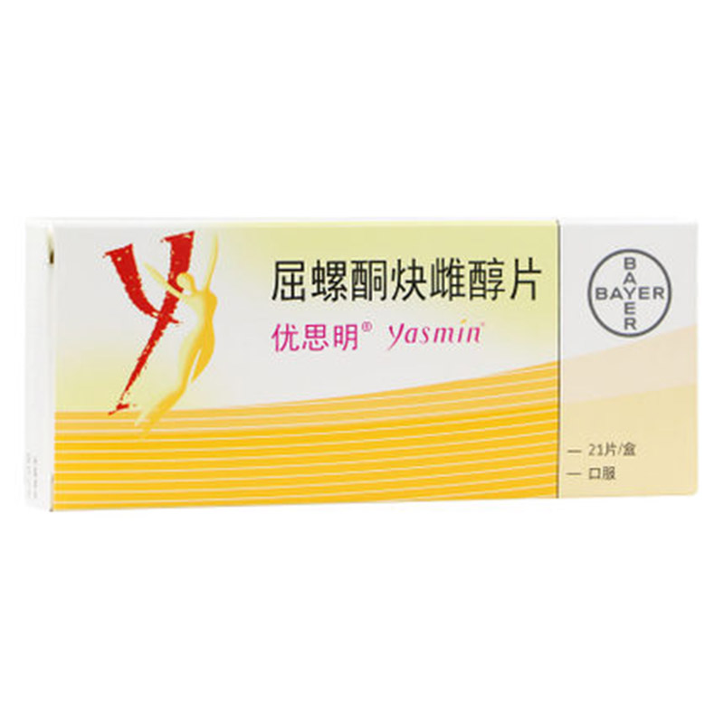 优思明 屈螺酮炔雌醇片 21片/盒