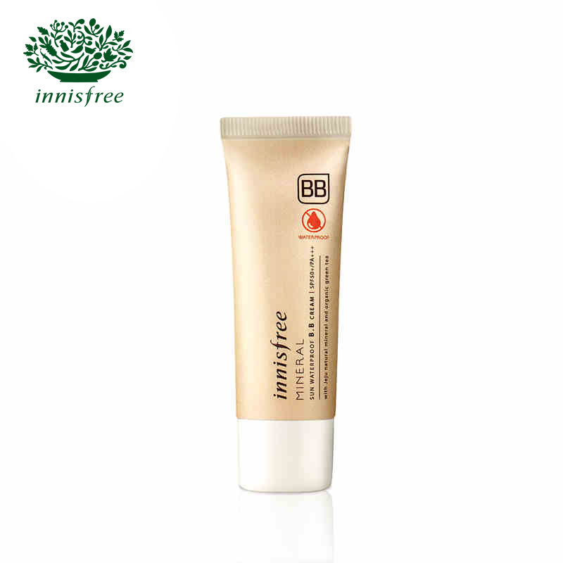 innisfree/悦诗风吟矿物质纯安多效防护修颜乳 防水保湿妆容持久