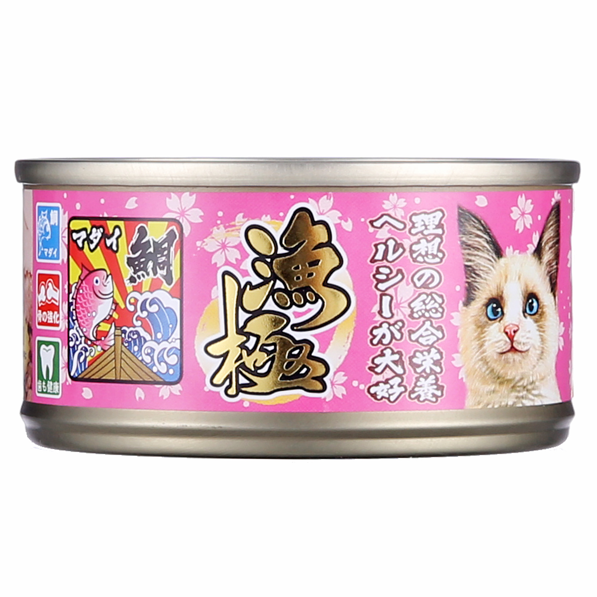 波奇网 宠物猫罐头湿粮零食渔极-金枪鱼+红鲷鱼80g AY24猫咪罐头