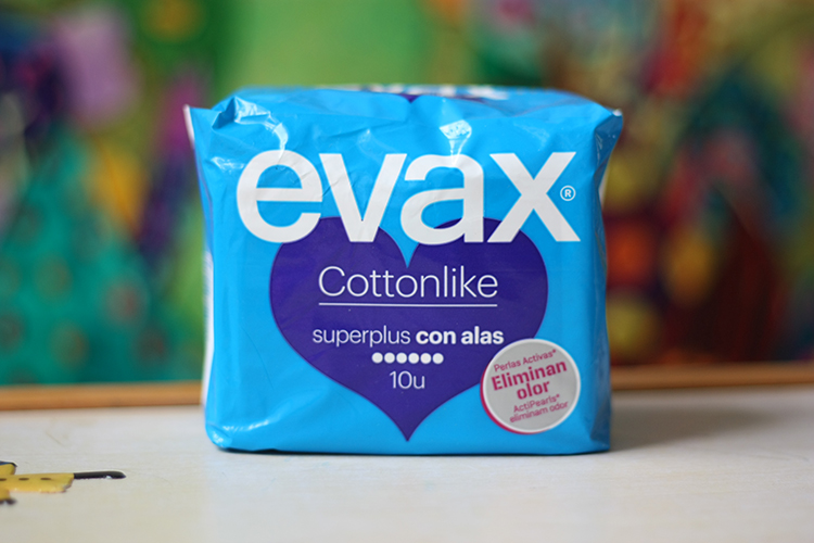 Spain native EVAX sanitary napkin lengthened winged night with no fluorescent agent 10 tablets