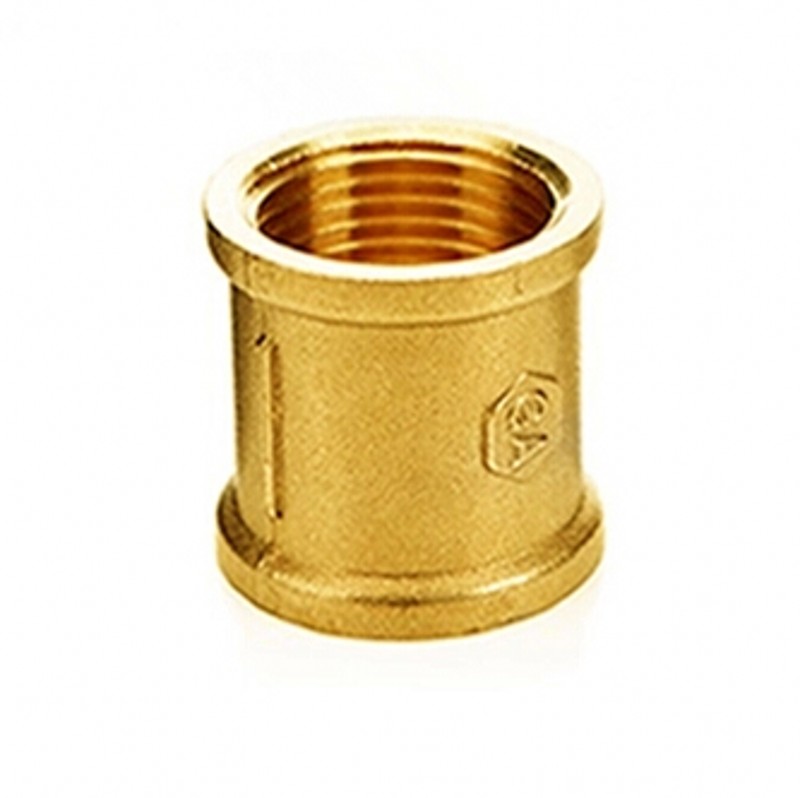 All-copper joint 4-point internal and external wire direct head equal-diameter internal and external connection internal and external wire straight-through copper joint pipe connection