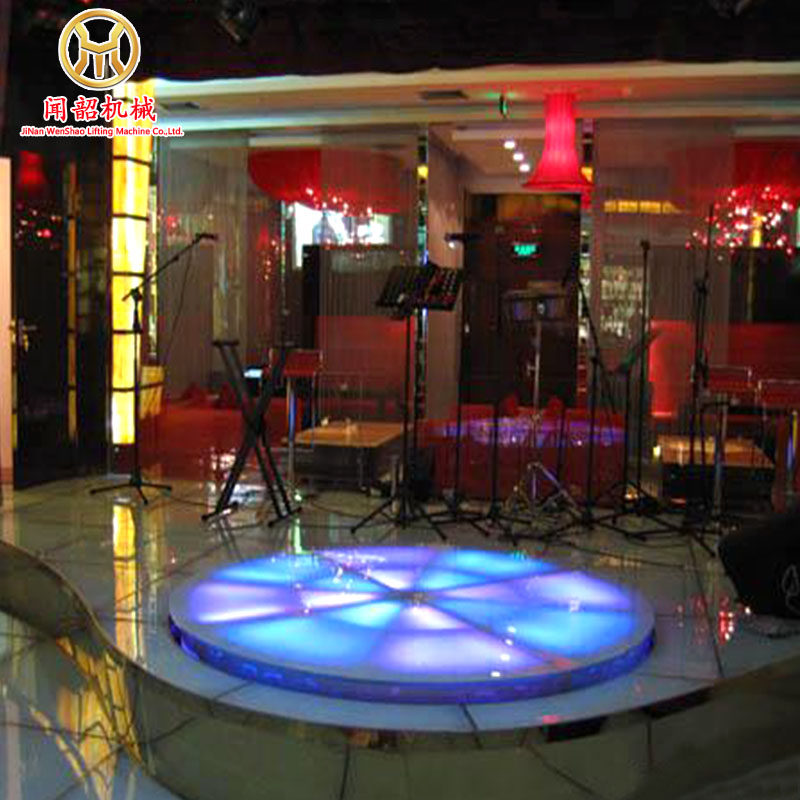 Lifting Stage Rotatable Stage Hydraulic Lifting Table Small Wedding Lifting Platform Lifting Platform