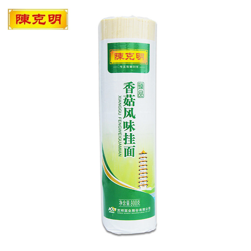 【天猫超市】陈克明 臻品香菇精细挂面面条900g 健康方便面食