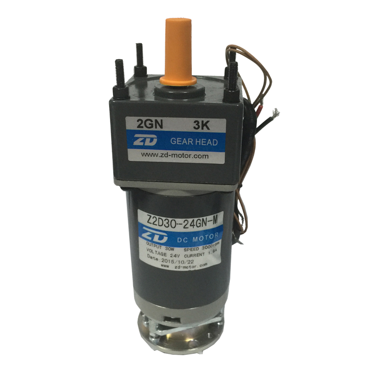 CUHK brake motors Z2D30-24GN-M 2GN3K 30W 24V DC brake motors decelerated motors