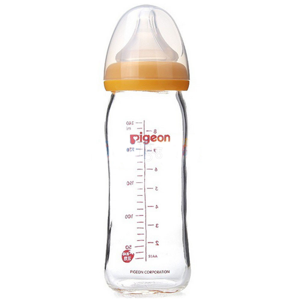 【1号店】贝亲宽口径玻璃奶瓶240ml  婴儿奶瓶硅胶奶嘴贝亲正品