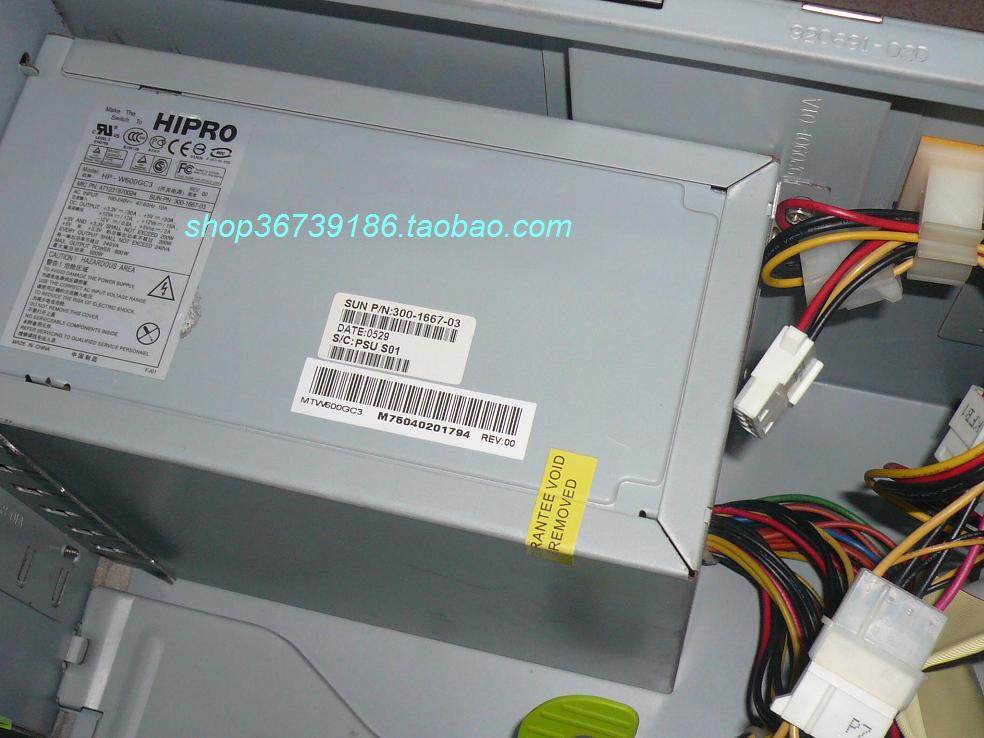 SUN B2500 Blade2500 Workstation Power Supply 600W HP-W600GC3 300-1667 1910