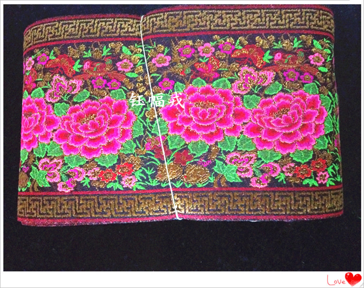 Exquisite lace jacquard weaving width 13 3CM most dazzling minority style DIY accessories clothing accessories accessories