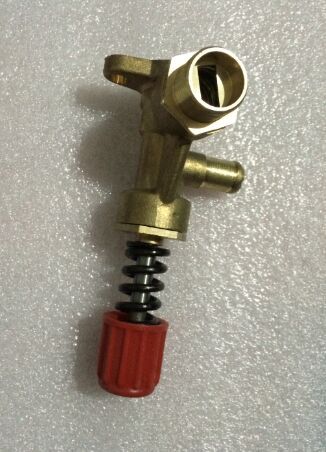 High pressure cleaning machine Car washing machine Pump head accessories 55 type 58 type copper two-hole pressure regulating valve Pressure reducing valve Pressure valve