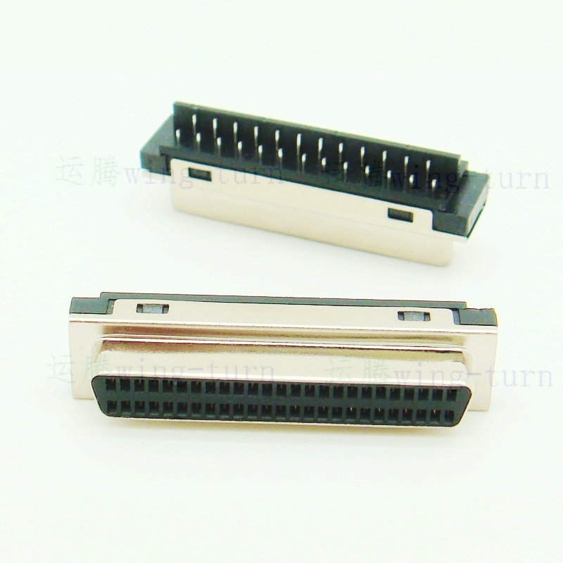 Yunteng MD50F SCSI DB50 female welding wire forming main body 50 core welding wire injection molding connector female head