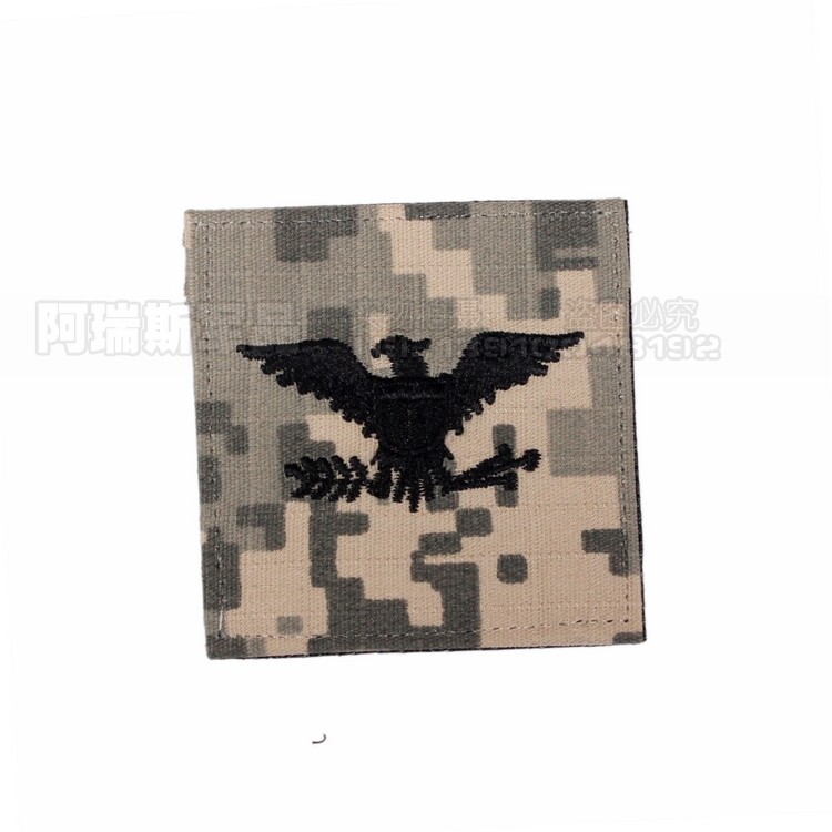 ACU Combat Service Badge Colonel ACU badge embroidery arm badge US ARMY ACU camouflage arm badge