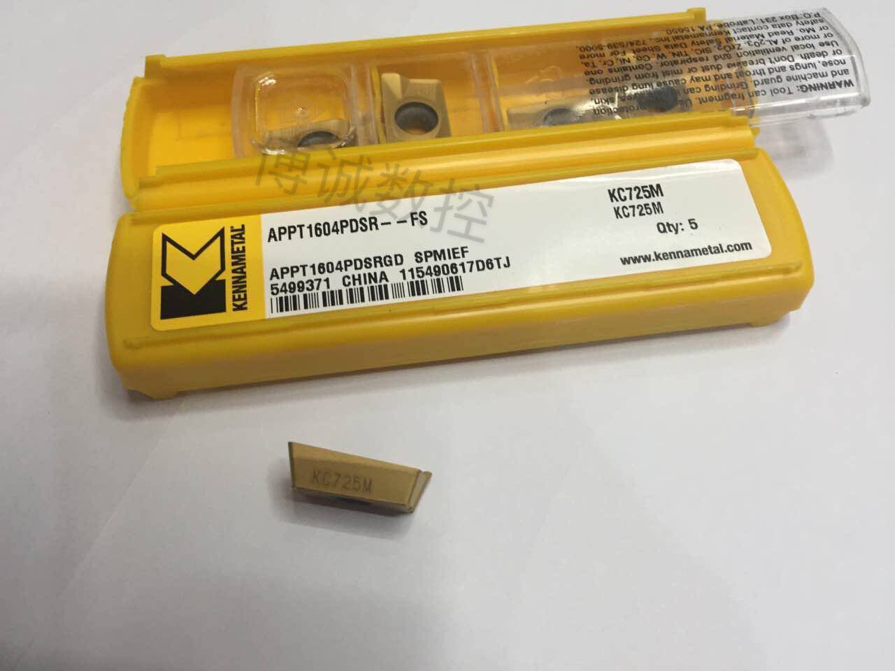 US Kenner Kennametal Numerical Control Blade APPT1604PDSR-FS KC725M