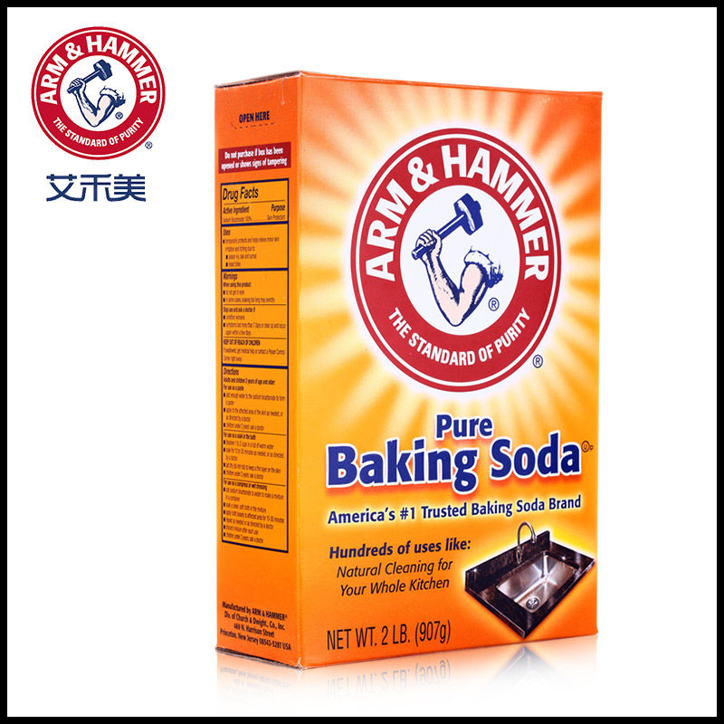 艾禾美小苏打粉907g天然清洁剂多用途厨卫清洗baking soda进口