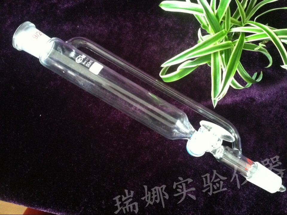 【玻璃仪器】 恒压分液漏斗 玻璃活塞  50ml  标准口19/26