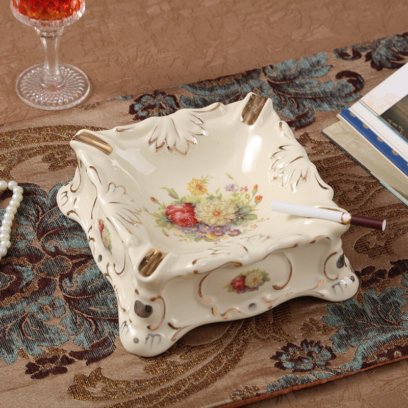 Купить Декоративная пепельница Континентальный фарфор слоновой кости ...