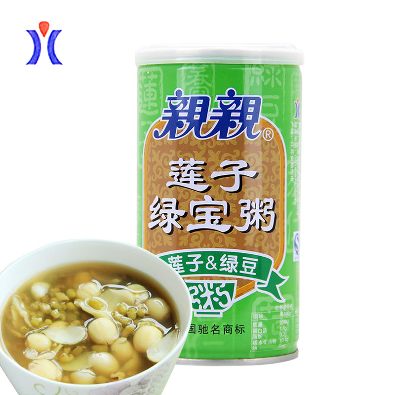 【天猫超市】亲亲莲子绿豆粥360g 速食粥 休闲零食必备 八宝粥