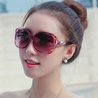 2018 new vòng màu sunglasses ladies khuôn mặt tròn Hàn Quốc phiên bản của retro mạng red star mô hình kính kính mát nữ triều kính râm nữ chính hãng