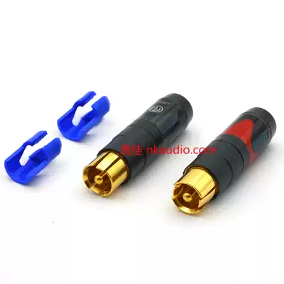 Swiss Neutrik RCA plug protective first grounding