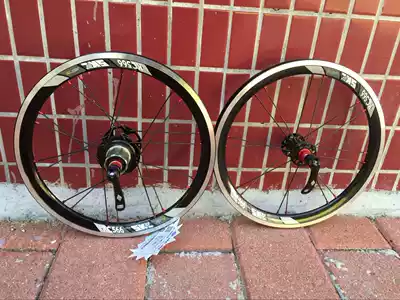 SKC KC066 16-inch folding car pure hand-made fine-cut Gear group Front 16 rear 20-hole straight pull v brake