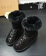 2018 mới CE màu sequin dày đáy ống tuyết ủng trắng của phụ nữ - Giày ống boot cao cổ nữ zara Giày ống