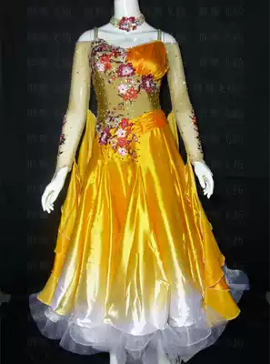Group dance flying, luxury social dance, new national standard competition, dance dress, modern dance dress, Waltz dance dress