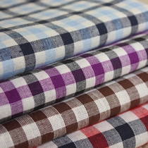 Pure Cotton Plaid Sheets Color Textured All-cotton Single Beds Single 136 * 210cm Dormitory Students Small Plaid
