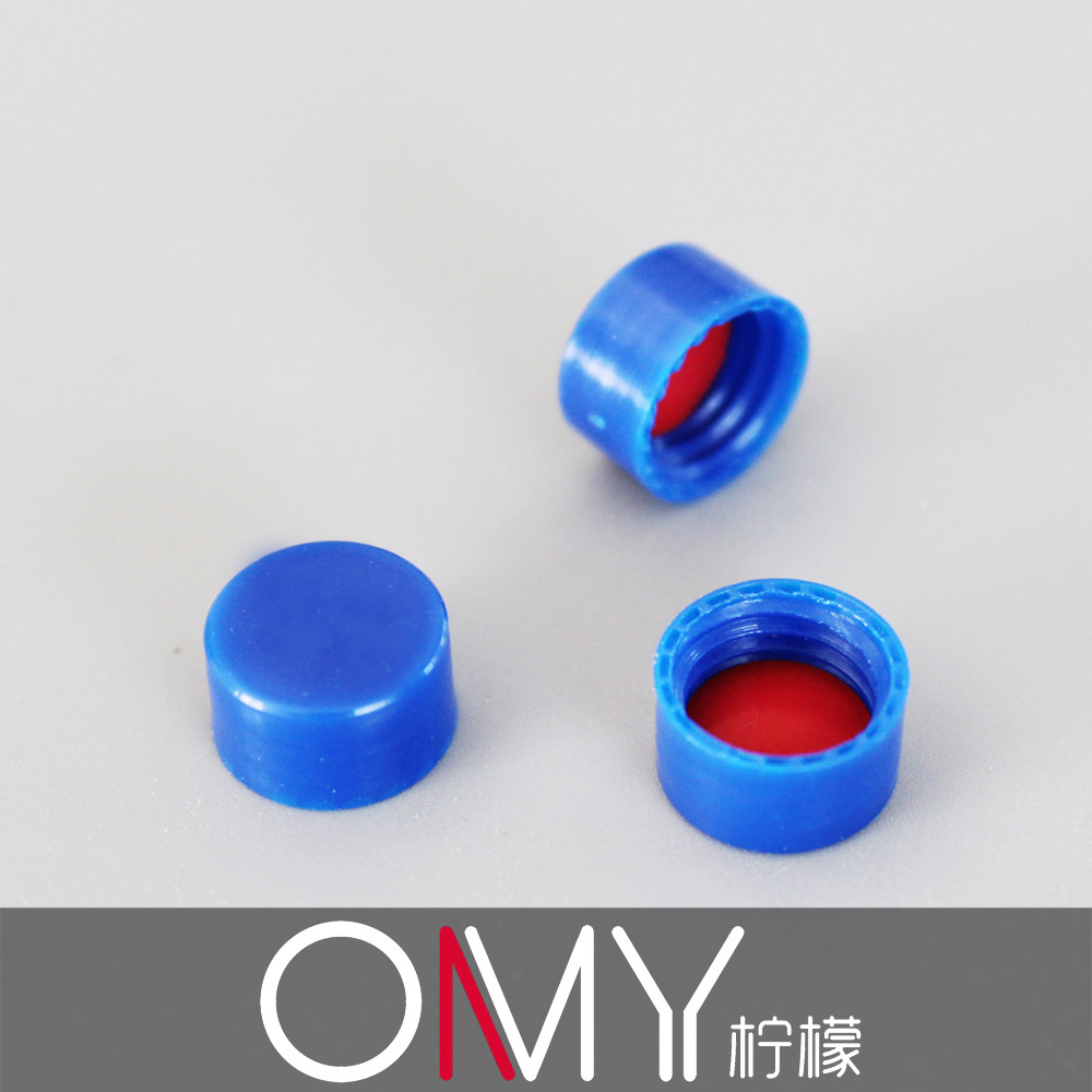 2ml样品瓶盖子 进样瓶配实心盖 9-425 四氟乙烯硅胶垫 100套