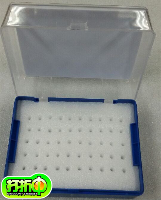 Tool packaging box 50 packs 10 packs PCB milling cutter drill bit box plastic box 3 175 handle diameter box