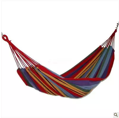 Outdoor hammock canvas swing thickened multi-function casual widening load-bearing single double