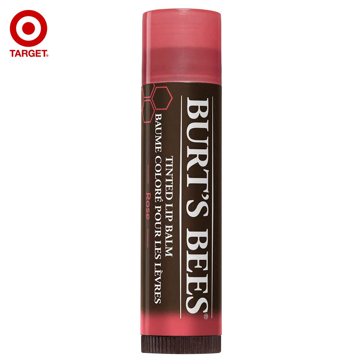 美国进口Burt's Bees小蜜蜂有色天然润唇膏唇彩孕妇可用Target