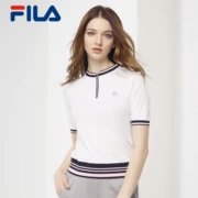 Áo thun nữ Fila Fila chính thức mùa hè đích thực mới dành cho nữ áo len ngắn tay cotton ngắn T nữ - Áo phông thể thao