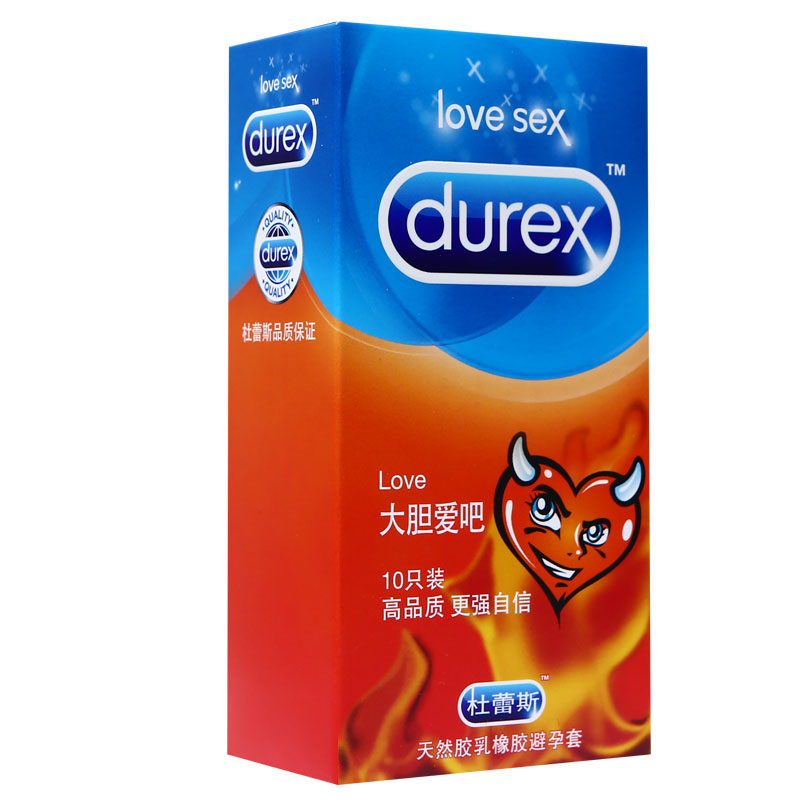 杜蕾斯 Love大胆爱吧安全套10只安全套 情趣成人性用品