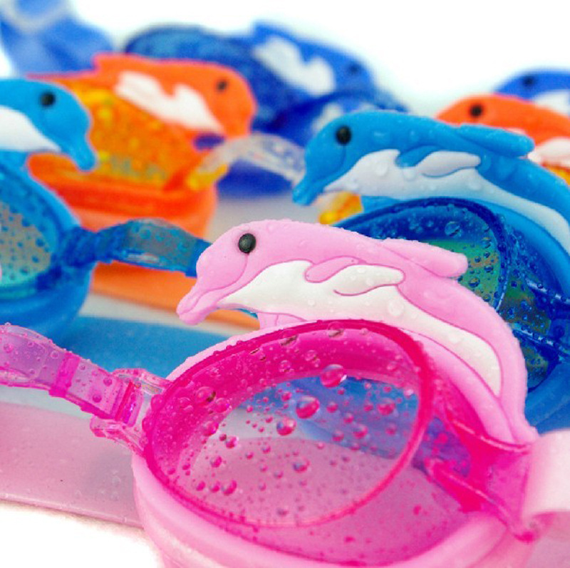 New Dolphin Children's Swimming Goggles Cartoon Swimming Goggles Kids Swimming Goggles