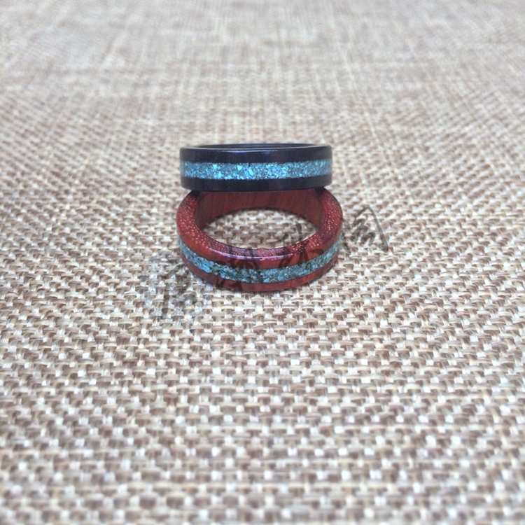 Bague OTHER   en Palissandre Huanghuali - Ref 3086380 Image 4