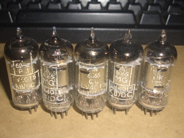 Original dress British MULLARD Big Shield CV4015 = EF92 large D ring nickel screen bile duct