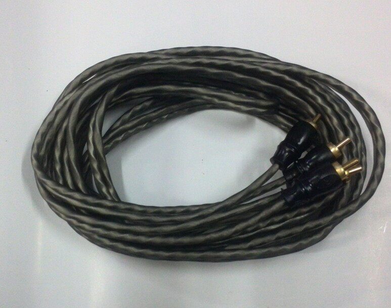 On-board 5M power amplifier Low sound gun Audio Line Car sound retrofit must be used wire audio signal wire RCA low-Taobao