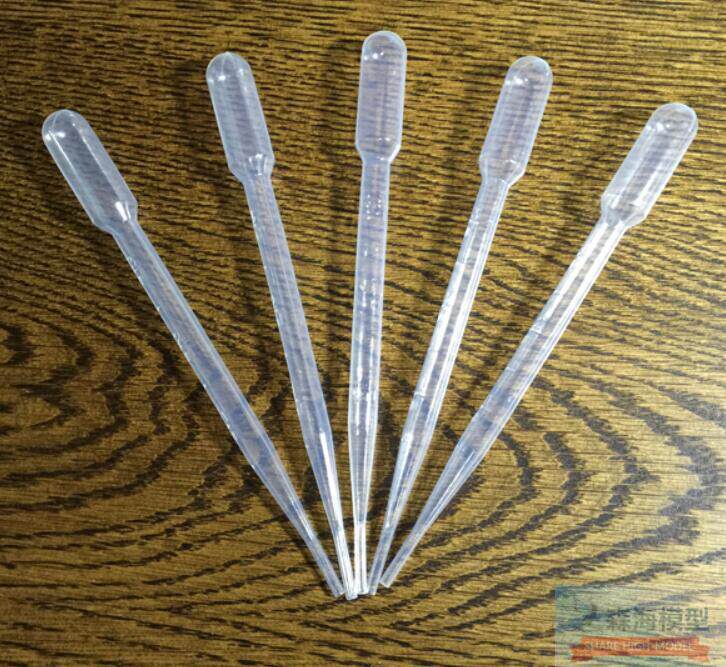 Special paint dropper for model coloring 3ml (5 pieces)
