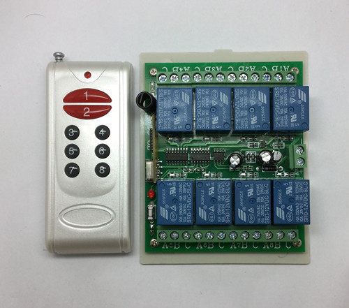 Anping Electronic 8 - way wireless controller 8 - way wireless remote control switch with 1000 m 8 - key remote control