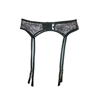 Châu Âu và Mỹ ren openwork sexy cám dỗ garter mỏng đồ lót phụ nữ lưới gạc vớ dài garter set đồ lót ren