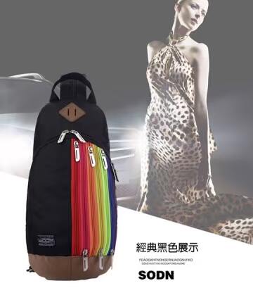 【UNI严选】韩式多功能斜肩双肩背包台湾官网直邮进口