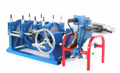 63-160 200 Hand screw type PE butt welding machine Butt machine PE pipe hot melt welding machine welding device