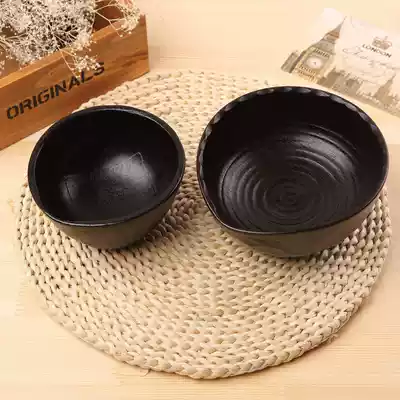 Creative Japanese wooden bowl tortoise shell deformation wooden bowl hand-made wood soup bowl Japanese tableware whole wood noodle bowl