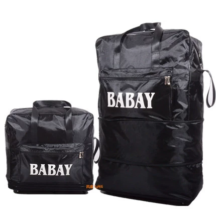 Вместительный и большой складной чемодан, сумка для путешествий, универсальный самолет, поворотные колеса