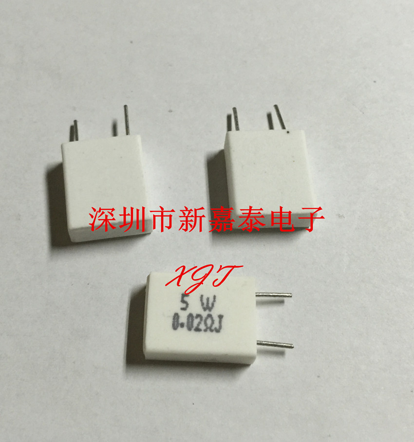 RX27-6 non-inductive cement resistance 5W 0R02J 0 02 Euro 5% 20 milli Euro R020 brand new original