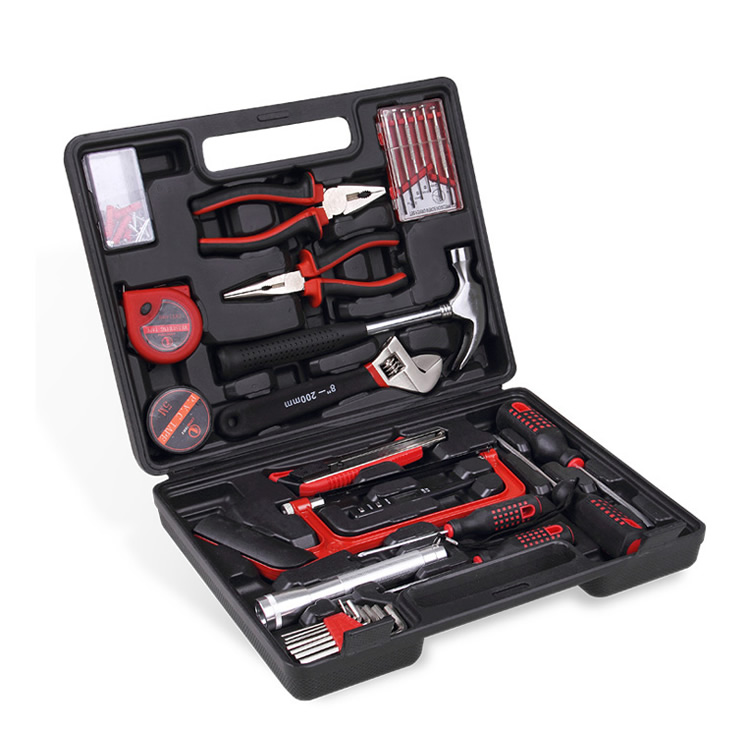 Vehicle repair management emergency toolbox home set 12 pieces hardware combination pliers screwdriver vise